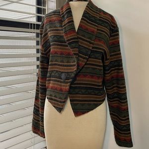 Vintage crop jacket/blazer